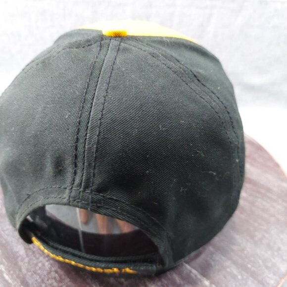 Continental Yellow & Black Logo Baseball Cap With Adjustable Strap - Picture 4 of 11